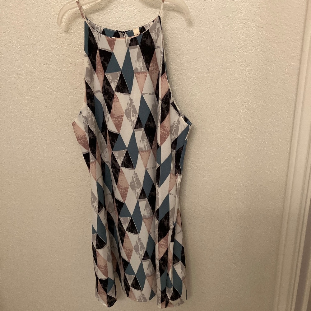 Rosie Geometric Mini Dress - Picture 2 of 4